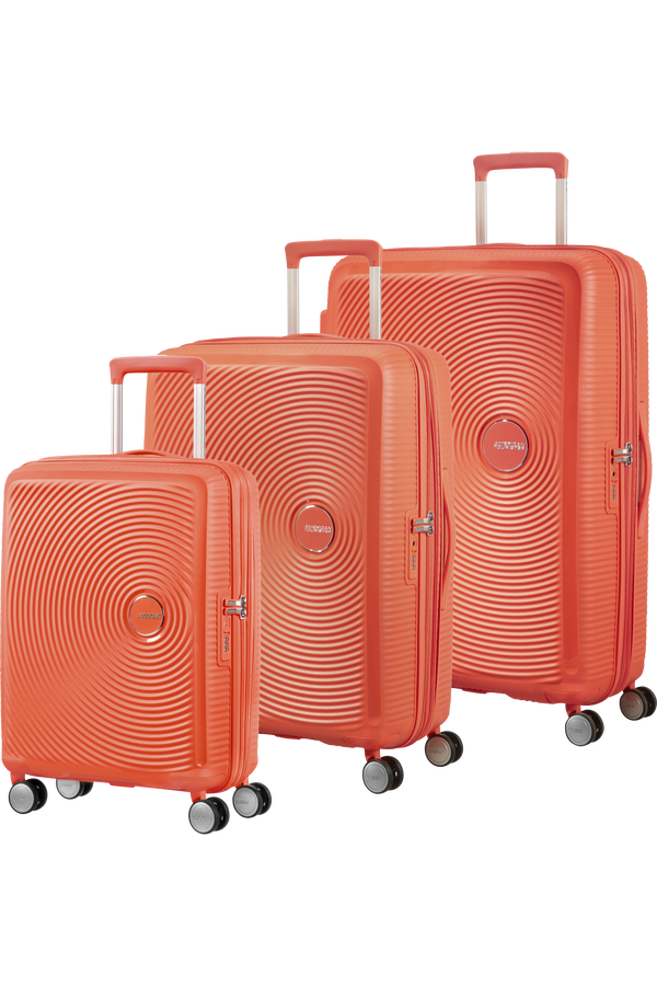 American Tourister Soundbox 3 PC Set A  Spicy Peach